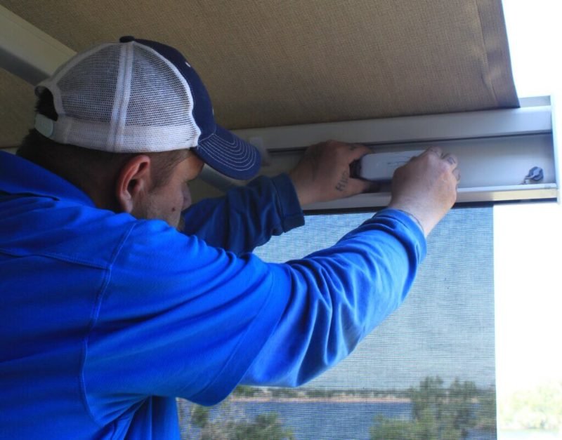 Awnings project in Norfolk