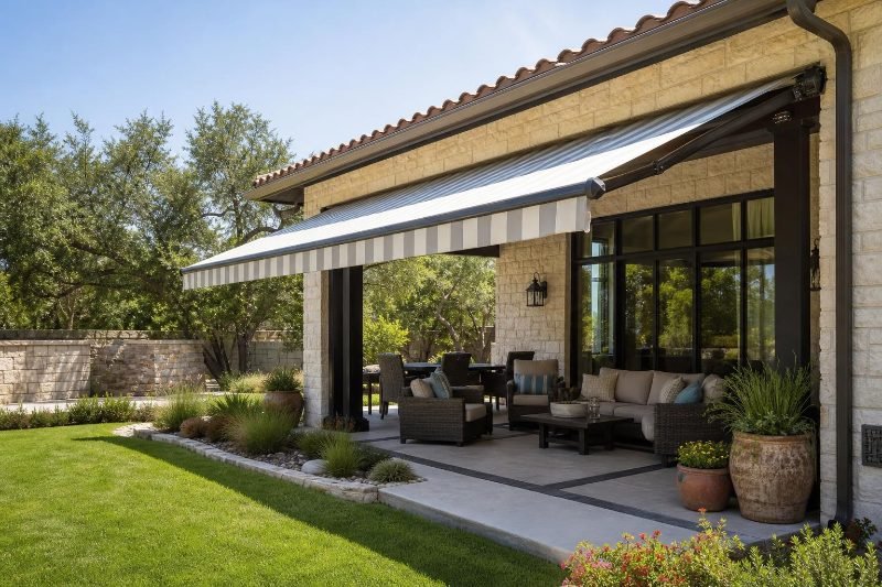 Residential Awnings project — Norfolk, Virginia